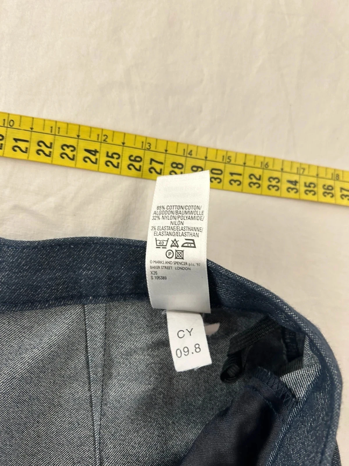 Calça preta ajustada vintage st michael marks & spencer – photo 11